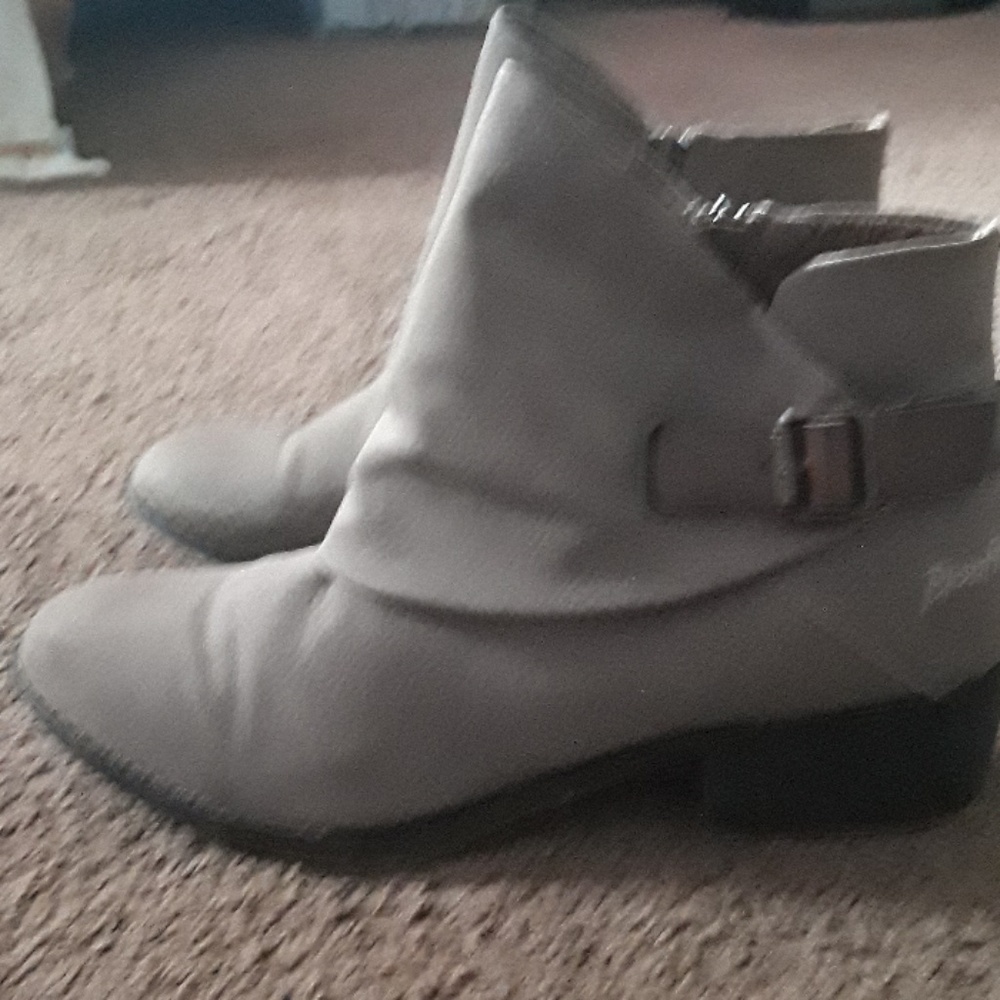 11 Blowfish suede ankle boots.